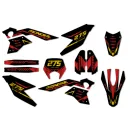 Kits déco moto Mondial SMX Motard "Gold Chrome"