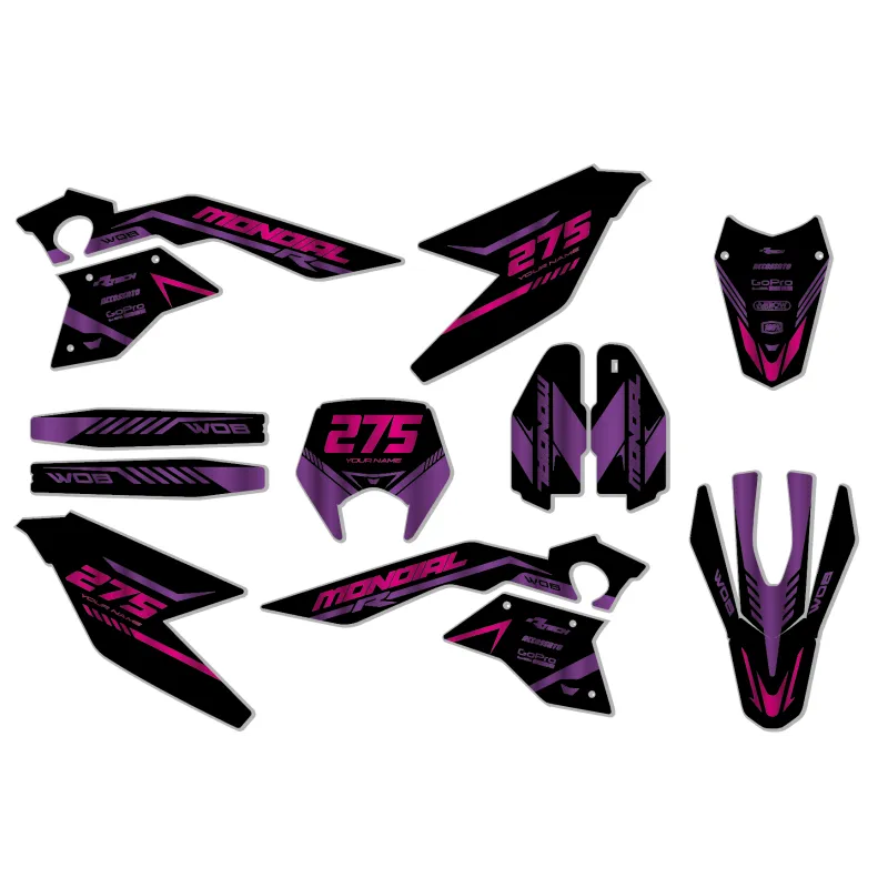 Grafiche FB Mondial SMX Motard "Pink Chrome"