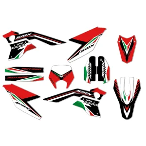 Graphic kit FB Mondial SMX Motard "Motard Red"
