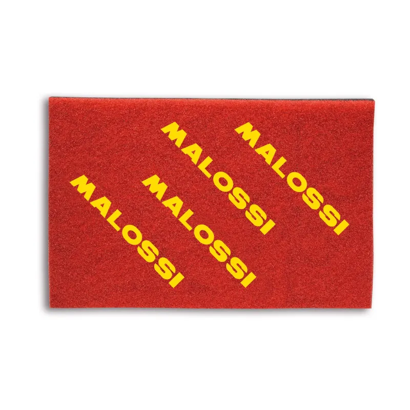 Foglio elemento filtrante doppio strato 16mm Malossi red sponge 20x30cm