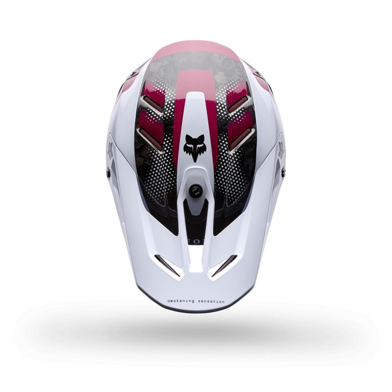 Casco FOX V3 RS Tactile White