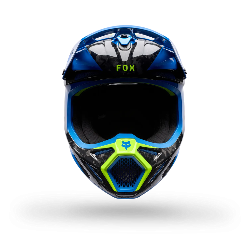 Casque FOX V3 RS Tactile Blue Jewel