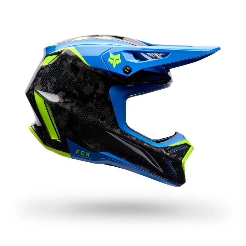 Casque FOX V3 RS Tactile Blue Jewel
