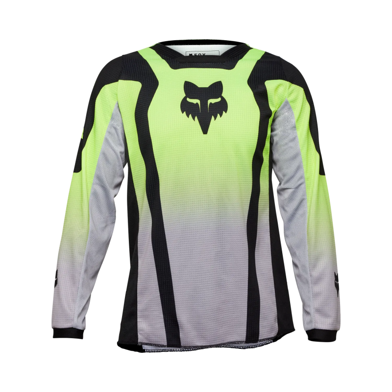 Maillot junior FOX 180 Lean jaune fluo