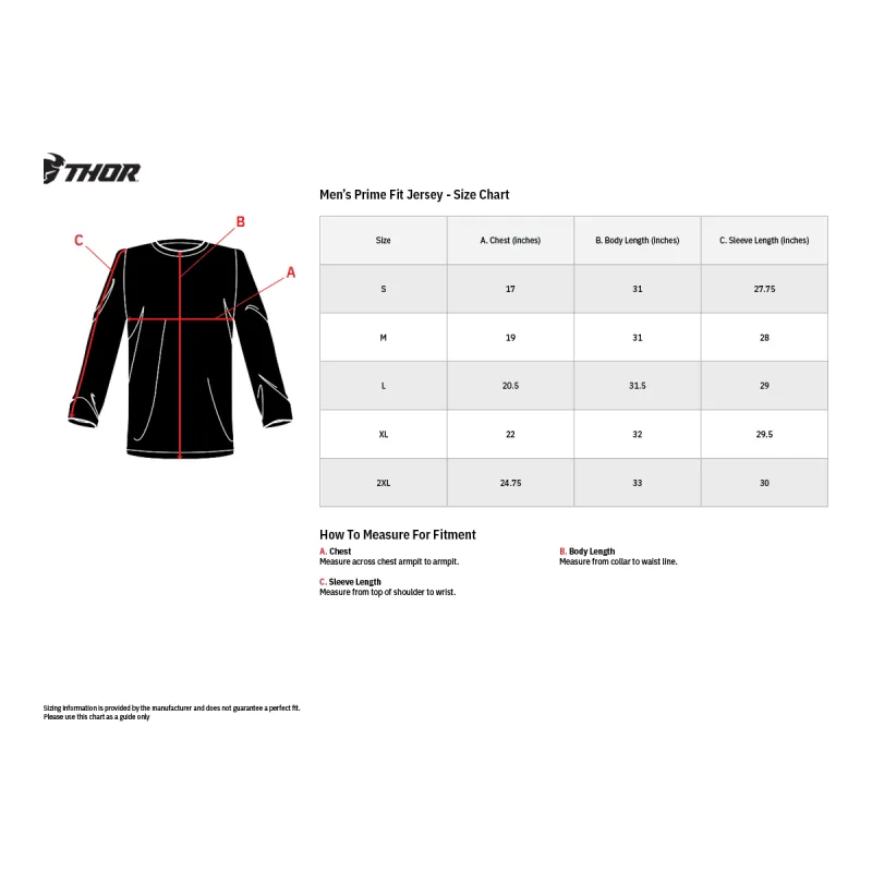 Maillot Cross Thor Prime Drive Navy blanc