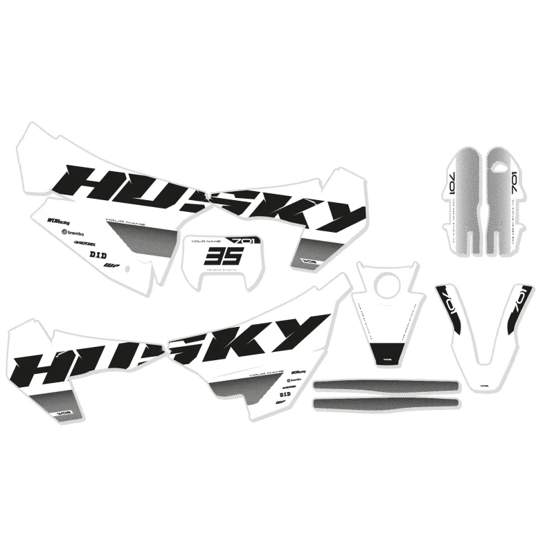 Graphics Kit Husqvarna "Identity White"