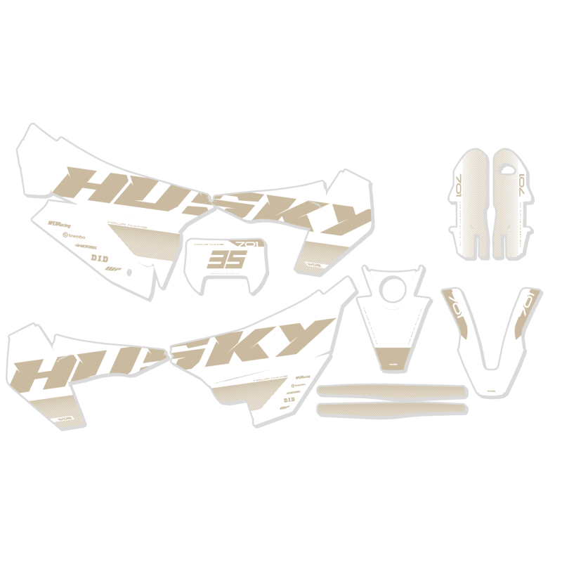 Kit déco Husqvarna 701 "Identity Bronze"