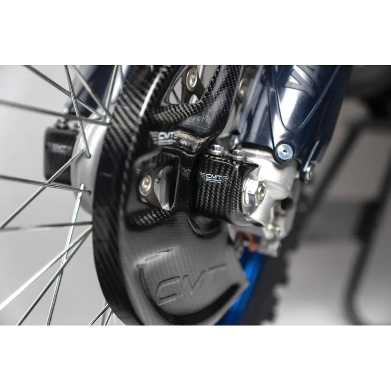 Protezione disco freno anteriore in carbonio CMT | Yamaha YZ 125 - Fantic XX XE 125