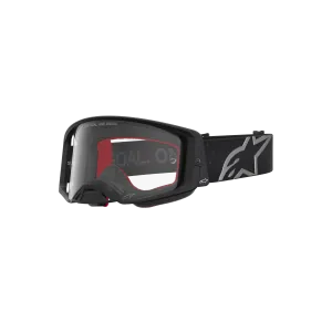 Maschera Motocross Alpinestars Supertech Vesta Black Matte Silver Clear