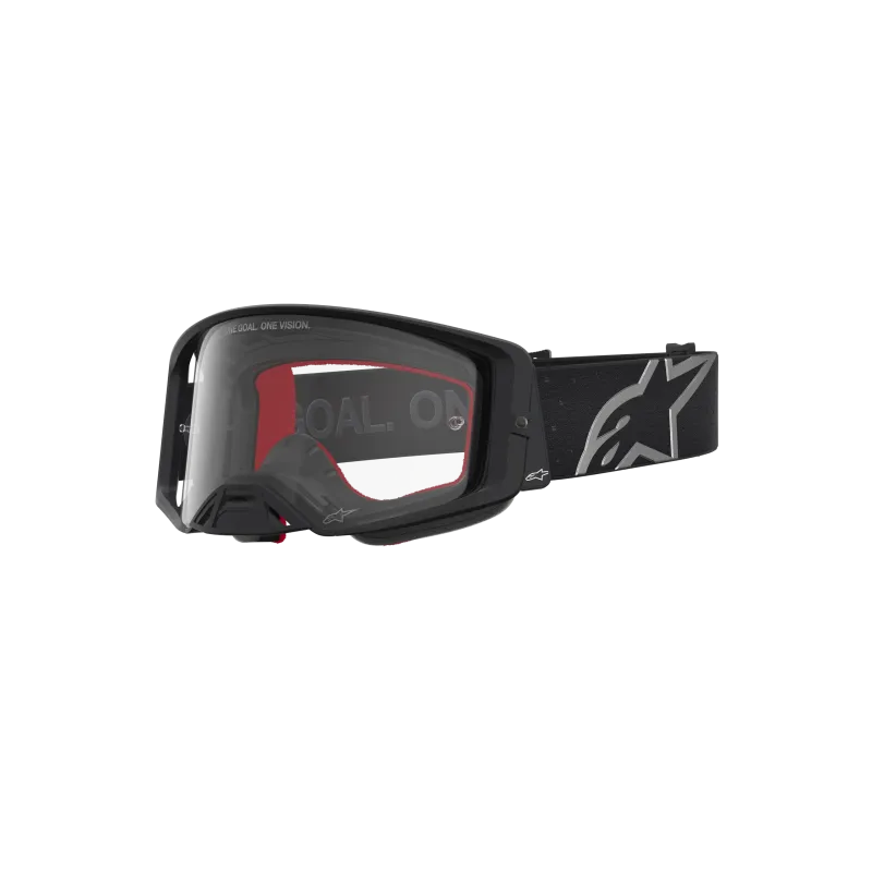 Mx Crossbrille Alpinestars Supertech Vesta Black Matte Silver Clear
