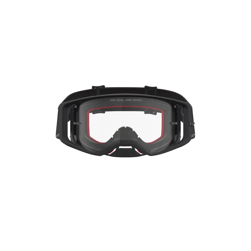 Mx Crossbrille Alpinestars Supertech Vesta Black Matte Silver Clear