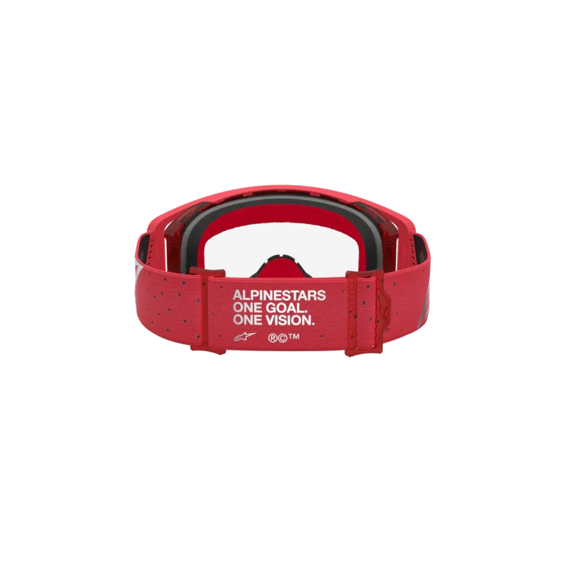 Mx Goggle Alpinestars Supertech Vesta Chrome Red Clear