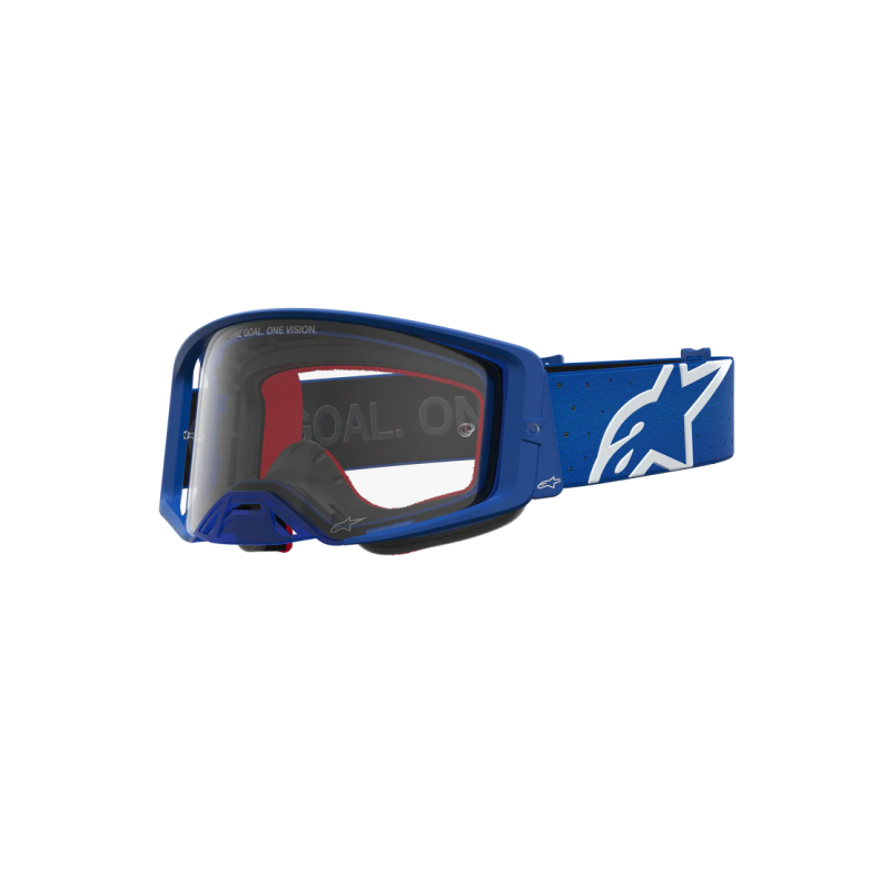 Masque motocross Alpinestars Supertech Vesta Blue White Clear
