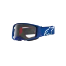 Motocross Masque Alpinestars Supertech Vesta Blue White Clear