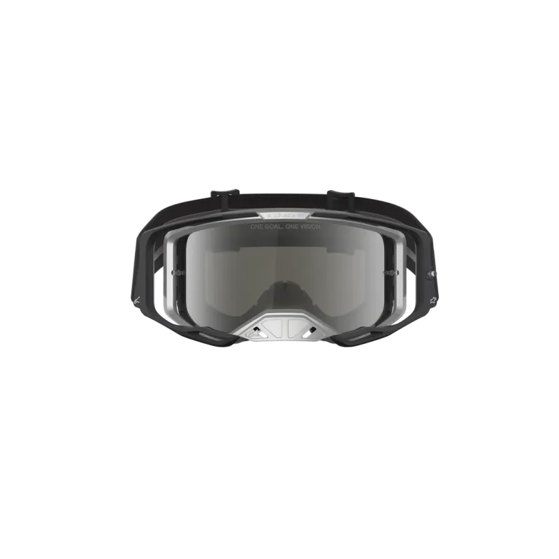 Mx Goggle Alpinestars Vision 8 Ambra Black Silver Mirror Silver