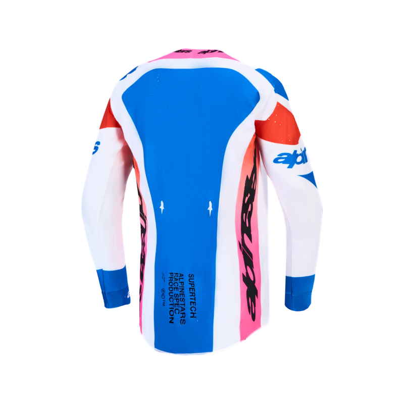 Crossshirt Alpinestars Supertech Dyna White Blithe Blue Black Purple