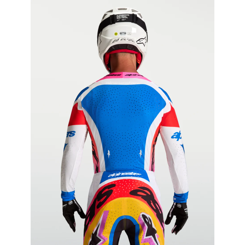 Crossshirt Alpinestars Supertech Dyna White Blithe Blue Black Purple