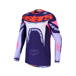 Jersey Alpinestars Supertech Dyna Light Violet Deep Purp Pink Fl