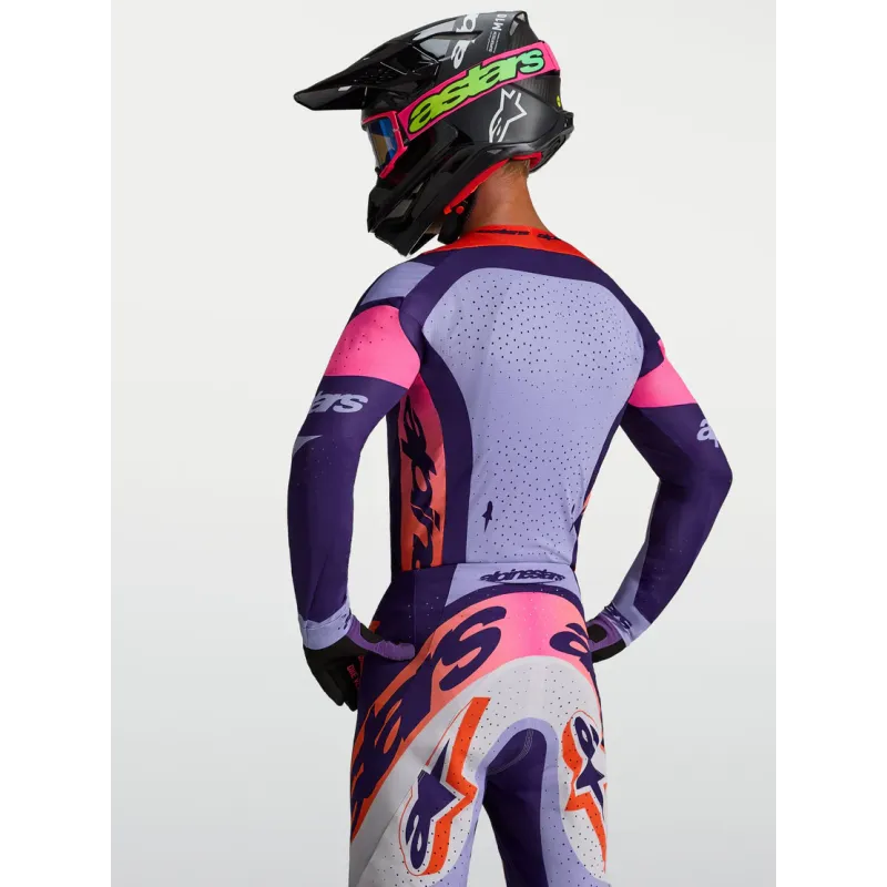Cross shirt Alpinestars Supertech Dyna Light Violet Deep Purp Pink Fl