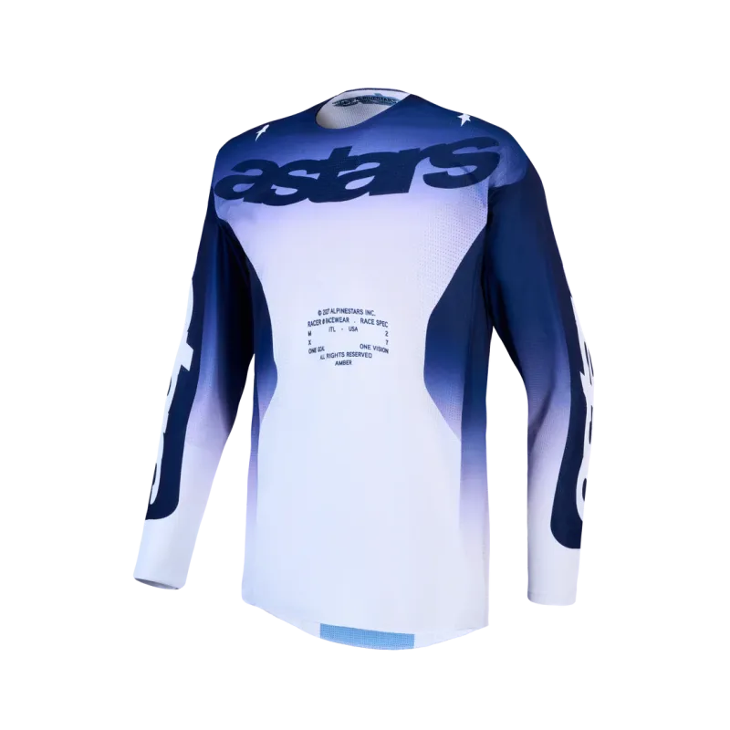 Maglia Cross Alpinestars Racer Air Amber Blue Navy White