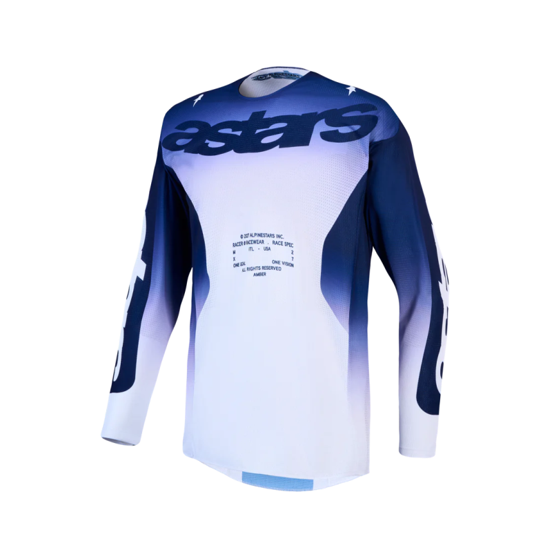 Maillot Cross Alpinestars Racer Air Amber Blue Navy White