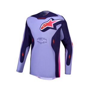 Maglia Cross Alpinestars Racer Air Hunt Light Violet Deep Purp Pink Fl