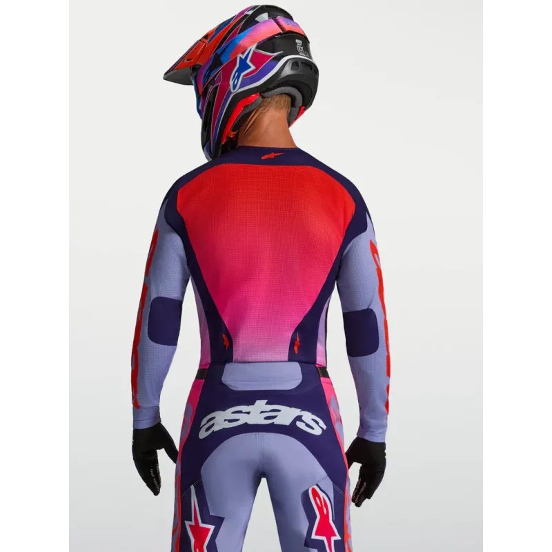Cross shirt Alpinestars Racer Air Hunt Light Violet Deep Purp Pink Fl