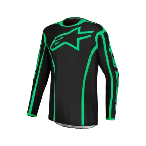 Maglia Alpinestars Fluid Apex V2 Black Green Fluo