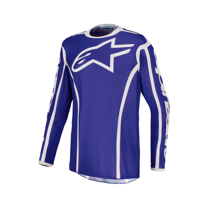 Maillot Alpinestars Fluid Apex V2 Deep Blue White