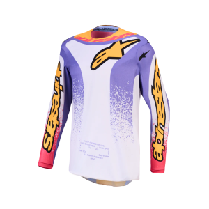 Maglia Alpinestars Fluid Drag Light Lilac Blue Iris Gold