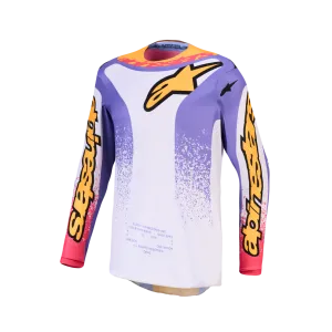 Maillot Alpinestars Fluid Drag Light Lilac Blue Iris Gold