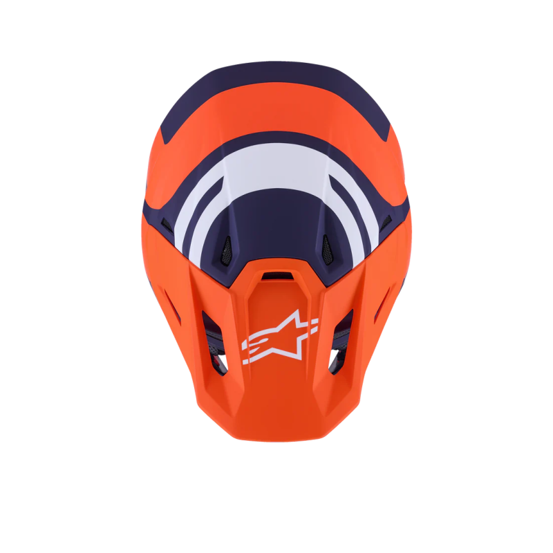 Casco Alpinestars SM7 CORE Orange Blue Matt
