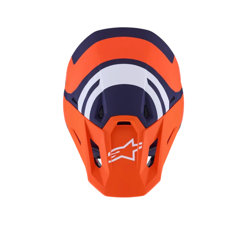 Helm Alpinestars SM7 CORE Orange Blue Matt