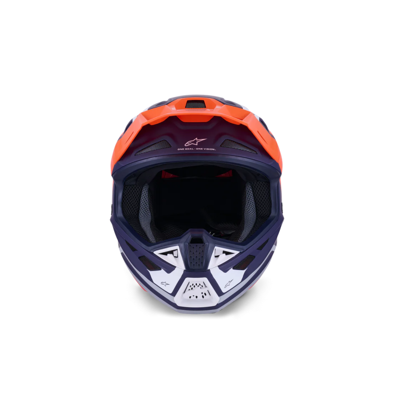 Helm Alpinestars SM7 CORE Orange Blue Matt