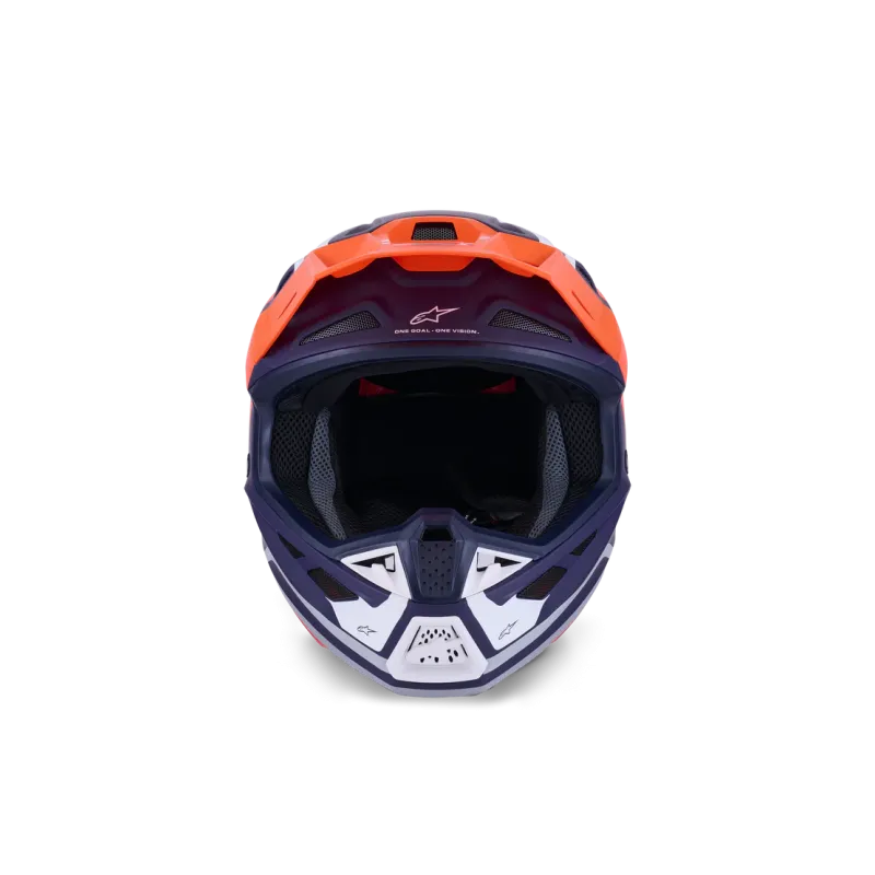 Helm Alpinestars SM7 CORE Orange Blue Matt
