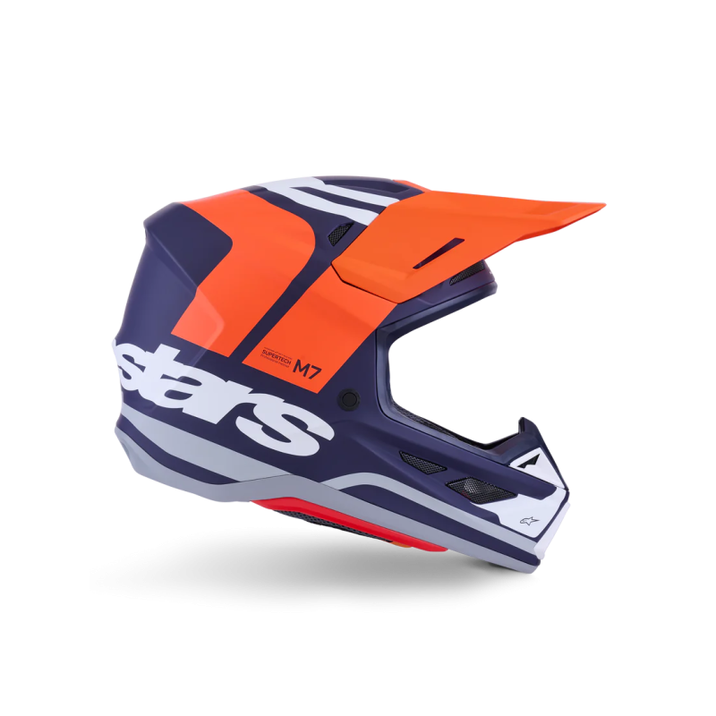 Casco Alpinestars SM7 CORE Orange Blue Matt