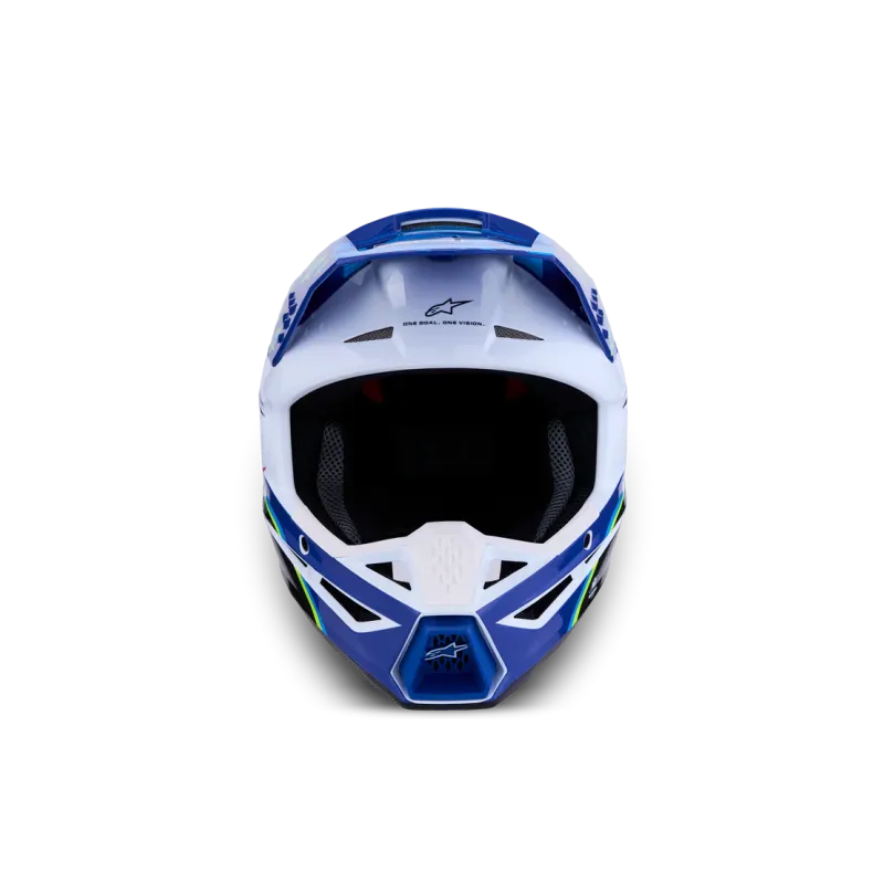Helmet Alpinestars SM3 Falcon Blue Wh Blk Pink Fl Yl Fl Gl