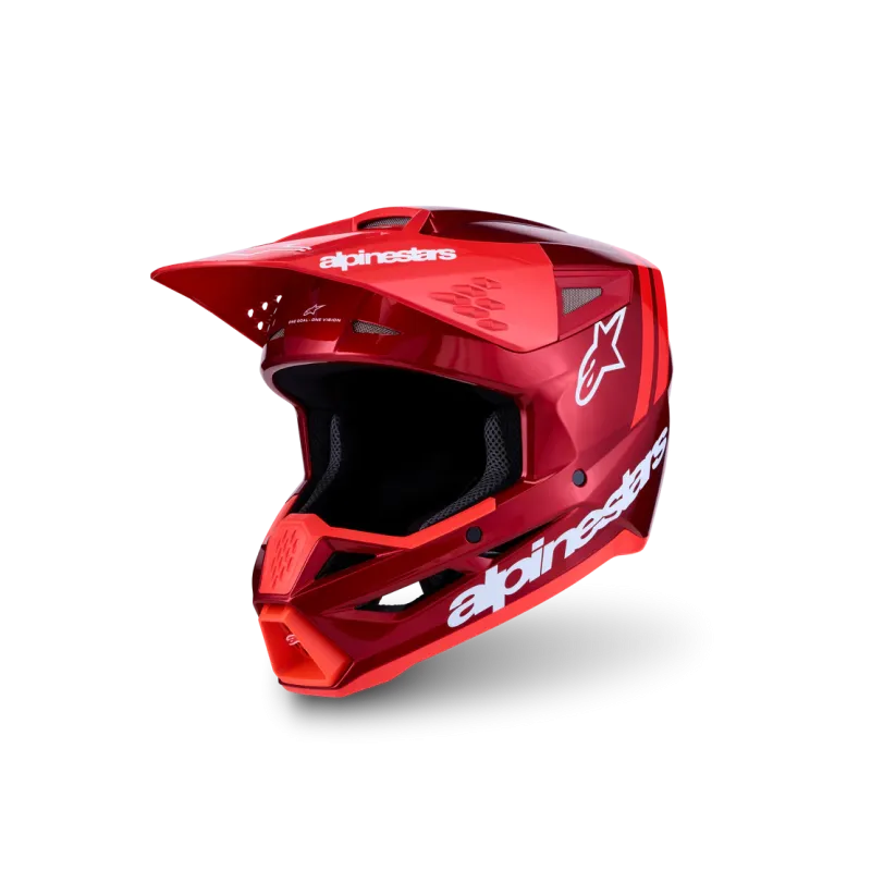 Helmet Alpinestars SM3 Radium Red Mot Red Fl White Gl