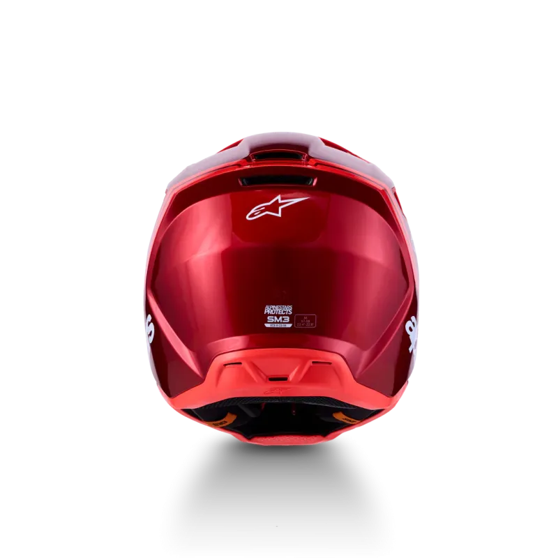 Casco Alpinestars SM3 Radium Red Mot Red Fl White Gl
