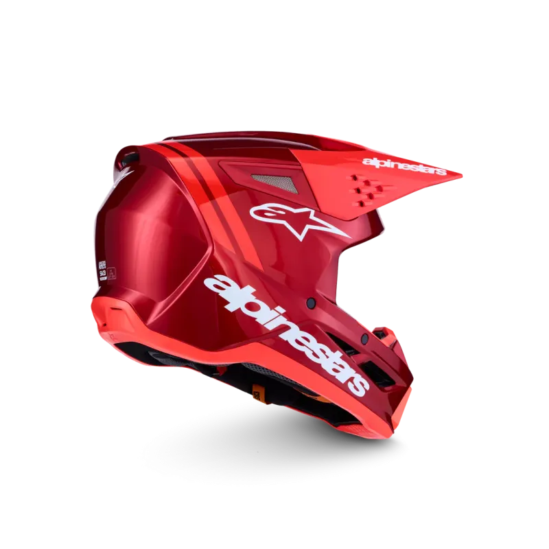 Helm Alpinestars SM3 Radium Red Mot Red Fl White Gl
