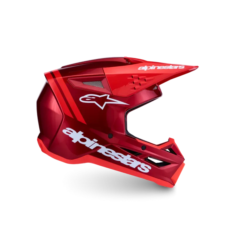 Helmet Alpinestars SM3 Radium Red Mot Red Fl White Gl
