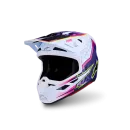 Helmet Alpinestars SM7 Blaster Purple Pink White Glossy