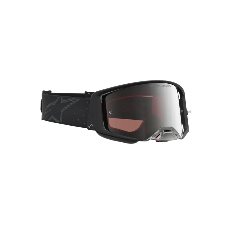 Mx Goggle Alpinestars Supertech Cloak Black Mirror Silver