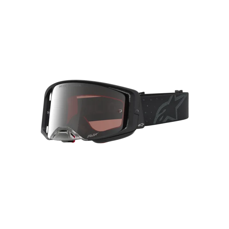 Maschera Motocross Alpinestars Supertech Cloak Black Mirror Silver