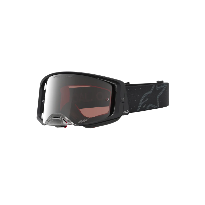 Masque motocross Alpinestars Supertech Cloak Black Mirror Silver