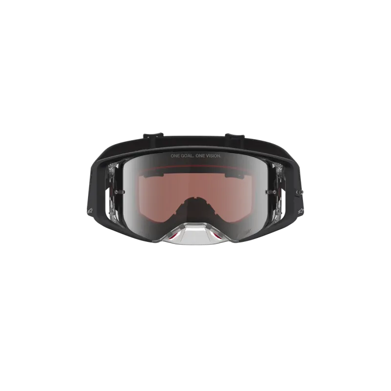 Maschera Motocross Alpinestars Supertech Cloak Black Mirror Silver