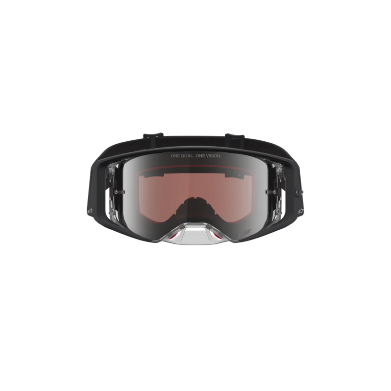 Masque motocross Alpinestars Supertech Cloak Black Mirror Silver