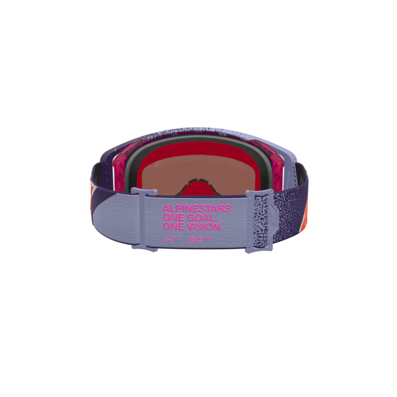 Masque motocross Alpinestars Supertech Hiten Purple Red Mirror Pink