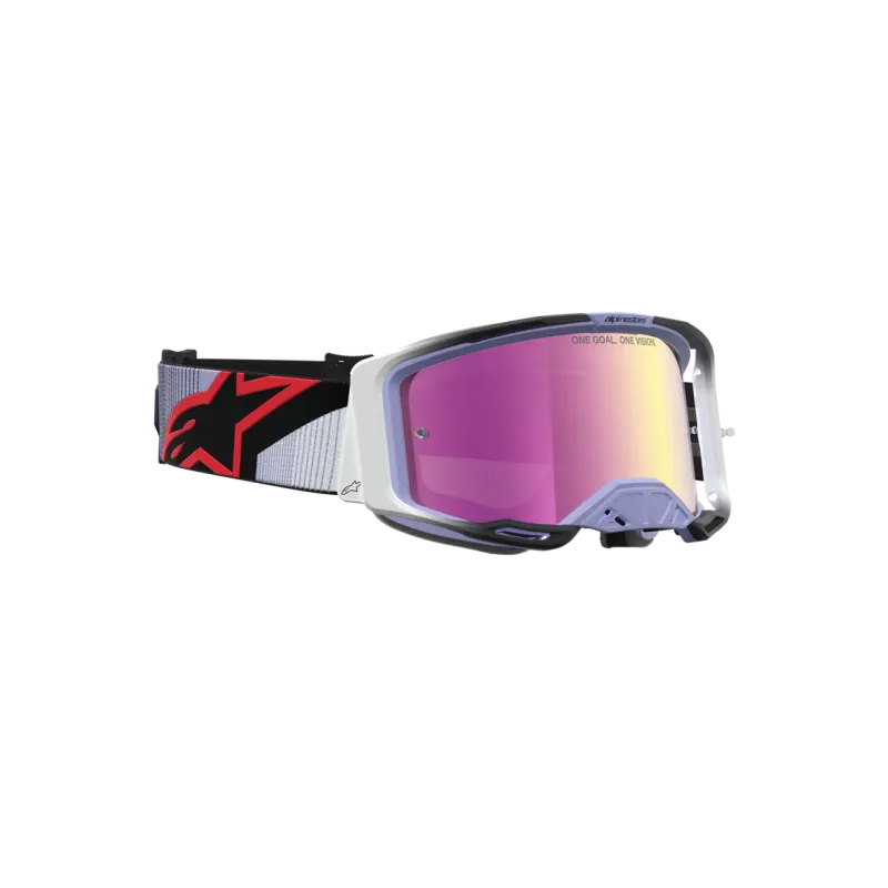 Masque Alpinestars Vision 8 Maven Lavender Black Mirror Pink