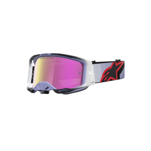 Mx Goggle Alpinestars Vision 8 Maven Lavender Black Mirror Pink